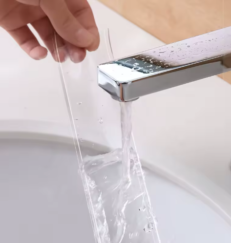 Bandă Dublu-Adezivă, Transparentă, Reutilizabilă